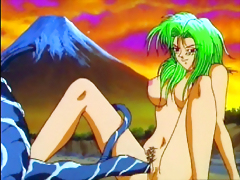 Hentai monster tentacle cocks gangbanged in the outdoors